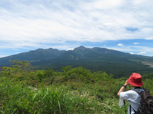 photo：目の前に八ヶ岳：飯盛山